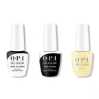 OPI GelColor Combo - Stay Classic Base, Shiny Top & Buttafly - Salon Quality