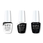 OPI GelColor Combo - Stay Classic Base, Shiny Top & Cave The Way - Salon Quality