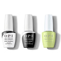 OPI GelColor Combo - Stay Classic Base, Shiny Top & Clear Your Cash - Salon Quality