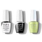 OPI GelColor Combo - Stay Classic Base, Shiny Top & Clear Your Cash - Salon Quality