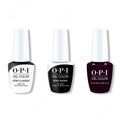 OPI GelColor Combo - Stay Classic Base, Shiny Top & Good Girls Gone Plaid - Salon Quality