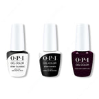 OPI GelColor Combo - Stay Classic Base, Shiny Top & Good Girls Gone Plaid - Salon Quality