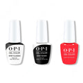OPI GelColor Combo - Stay Classic Base, Shiny Top & Heart and Con-soul - Salon Quality