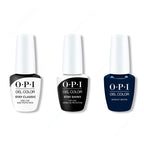 OPI GelColor Combo - Stay Classic Base, Shiny Top & Midnight Mantra - Salon Quality