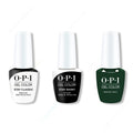 OPI GelColor Combo - Stay Classic Base, Shiny Top & Midnight Snacc - Salon Quality