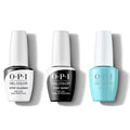OPI GelColor Combo - Stay Classic Base, Shiny Top & NFTease Me - Salon Quality