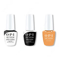 OPI GelColor Combo - Stay Classic Base, Shiny Top & No Tan Lines - Salon Quality