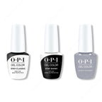 OPI GelColor Combo - Stay Classic Base, Shiny Top & OPI Nails The Runway - Salon Quality