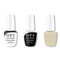 OPI GelColor Combo - Stay Classic Base, Shiny Top & One Chic Chick - Salon Quality