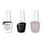 OPI GelColor Combo - Stay Classic Base, Shiny Top & Peace Of Mined - Salon Quality