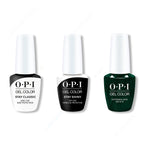 OPI GelColor Combo - Stay Classic Base, Shiny Top & Peppermint Bark and Bite - Salon Quality