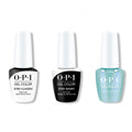 OPI GelColor Combo - Stay Classic Base, Shiny Top & Pisces The Future - Salon Quality