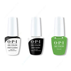OPI GelColor Combo - Stay Classic Base, Shiny Top & - Salon Quality