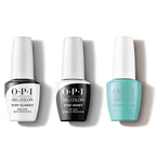 OPI GelColor Combo - Stay Classic Base, Shiny Top & Sky True to Yourself - Salon Quality
