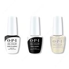 OPI GelColor Combo - Stay Classic Base, Shiny Top & Snow Holding Back - Salon Quality