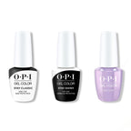 OPI GelColor Combo - Stay Classic Base, Shiny Top & Suga Cookie - Salon Quality