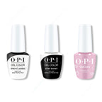 OPI GelColor Combo - Stay Classic Base, Shiny Top & Supercute Color - Salon Quality