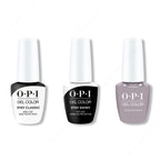 OPI GelColor Combo - Stay Classic Base, Shiny Top & Taupe-less Beach - Salon Quality