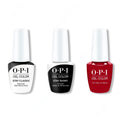 OPI GelColor Combo - Stay Classic Base, Shiny Top & The Thrill of Brazil - Salon Quality