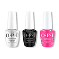 OPI GelColor Combo - Super Base, Super Gloss Top & Follow Your Heart - Salon Quality