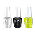 OPI GelColor Combo - Super Base, Super Gloss Top & Hello Kindness - Salon Quality