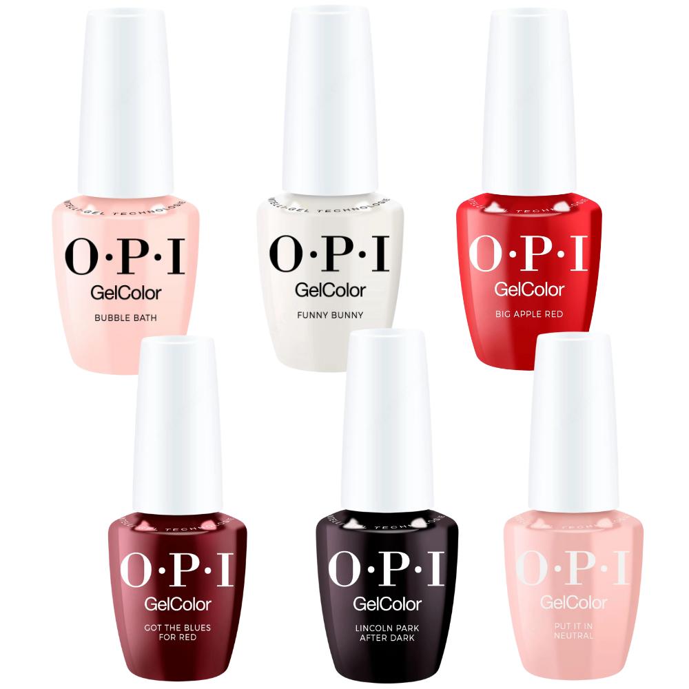 OPI GelColor Intelli-Gel Combo - Best Sellers 6-Pc Set - Salon Quality