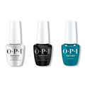 OPI GelColor Intelli-Gel Combo - Super Base Coat, Super Gloss Top Coat & Baby Tee-I - Salon Quality