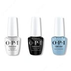 OPI GelColor Intelli-Gel Combo - Super Base Coat, Super Gloss Top Coat & Baggy Jean Baby - Salon Quality