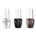 OPI GelColor Intelli-Gel Combo - Super Base Coat, Super Gloss Top Coat & Brown To Earth - Salon Quality