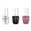 OPI GelColor Intelli-Gel Combo - Super Base Coat, Super Gloss Top Coat & Butter Me Up Toffee - Salon Quality
