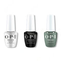 OPI GelColor Intelli-Gel Combo - Super Base Coat, Super Gloss Top Coat & Cargo All Out - Salon Quality