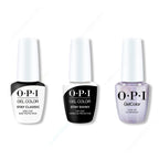 OPI GelColor Intelli-Gel Combo - Super Base Coat, Super Gloss Top Coat & Case of Glamnesia - Salon Quality
