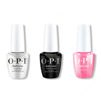 OPI GelColor Intelli-Gel Combo - Super Base Coat, Super Gloss Top Coat & Dopa-mani - Salon Quality