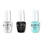 OPI GelColor Intelli-Gel Combo - Super Base Coat, Super Gloss Top Coat & Gelato On My Mind - Salon Quality