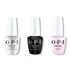 OPI GelColor Intelli-Gel Combo - Super Base Coat, Super Gloss Top Coat & Hue Is The Artist 0.5 Oz - Salon Quality