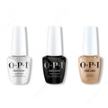 OPI GelColor Intelli-Gel Combo - Super Base Coat, Super Gloss Top Coat & I Mica Be Dreaming - Salon Quality