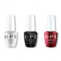 OPI GelColor Intelli-Gel Combo - Super Base Coat, Super Gloss Top Coat & I'm Not Really a Waitress - Salon Quality