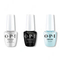 OPI GelColor Intelli-Gel Combo - Super Base Coat, Super Gloss Top Coat & It's a Boy! - Salon Quality