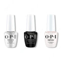 OPI GelColor Intelli-Gel Combo - Super Base Coat, Super Gloss Top Coat & Let Me Bayou a Drink - Salon Quality