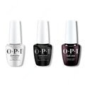 OPI GelColor Intelli-Gel Combo - Super Base Coat, Super Gloss Top Coat & Lincoln Park After Dark - Salon Quality