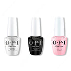 OPI GelColor Intelli-Gel Combo - Super Base Coat, Super Gloss Top Coat & Love Is In The Bare - Salon Quality