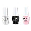 OPI GelColor Intelli-Gel Combo - Super Base Coat, Super Gloss Top Coat & Mod About You - Salon Quality