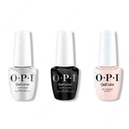 OPI GelColor Intelli-Gel Combo - Super Base Coat, Super Gloss Top Coat & My Vampire Is Buff - Salon Quality