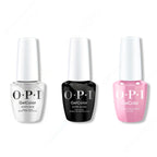 OPI GelColor Intelli-Gel Combo - Super Base Coat, Super Gloss Top Coat & Seven Wonders Of Opi 0.5 Oz - Salon Quality