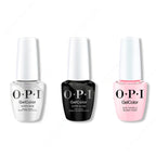 OPI GelColor Intelli-Gel Combo - Super Base Coat, Super Gloss Top Coat & Suzi Shops & Island Hops - Salon Quality