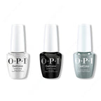 OPI GelColor Intelli-Gel Combo - Super Base Coat, Super Gloss Top Coat & Suzi Talks With Her Hands - Salon Quality