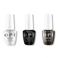 OPI GelColor Intelli-Gel Combo - Super Base Coat, Super Gloss Top Coat & Suzi The First Lady Of Nails - Salon Quality