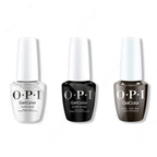 OPI GelColor Intelli-Gel Combo - Super Base Coat, Super Gloss Top Coat & Suzi The First Lady Of Nails - Salon Quality