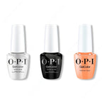 OPI GelColor Intelli-Gel Combo - Super Base Coat, Super Gloss Top Coat & Trading Paint - Salon Quality