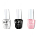 OPI GelColor Intelli-Gel Combo - Super Base Coat, Super Gloss Top Coat & You've Got That Glas-glow - Salon Quality